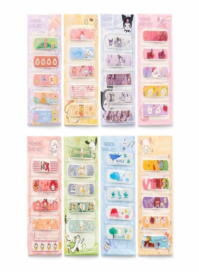 VENEXA Kids Cartoon Bandages Adhesive Flexible Colorful Cute Cartoon Bandages Waterproof Breathable Protect Scrapes and Cuts for Girls Boys Children Toddlers (Random Color) (20) - Image 1