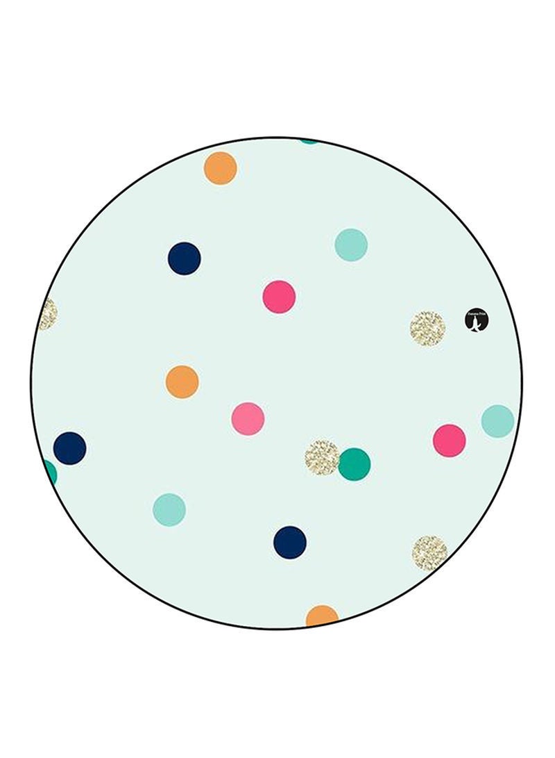 RKN Dots Printed Mouse Pad  Multicolour