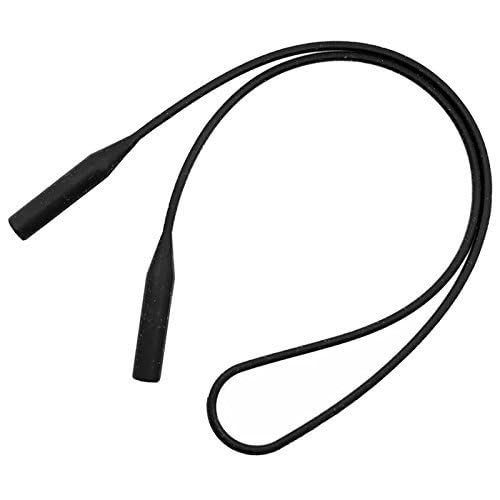 ADD GEAR Silicone Eyeglasses Neck Strap Sunglasses Retainer Goggle Band Sports Eye wear Holder (Black) - Image 2