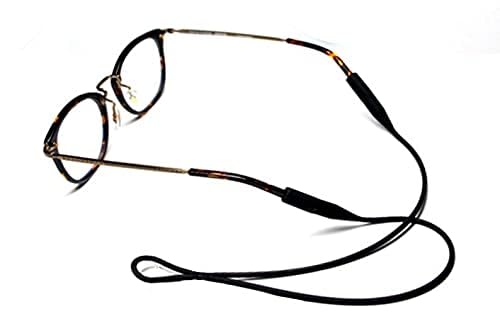 ADD GEAR Silicone Eyeglasses Neck Strap Sunglasses Retainer Goggle Band Sports Eye wear Holder (Black) - Image 3