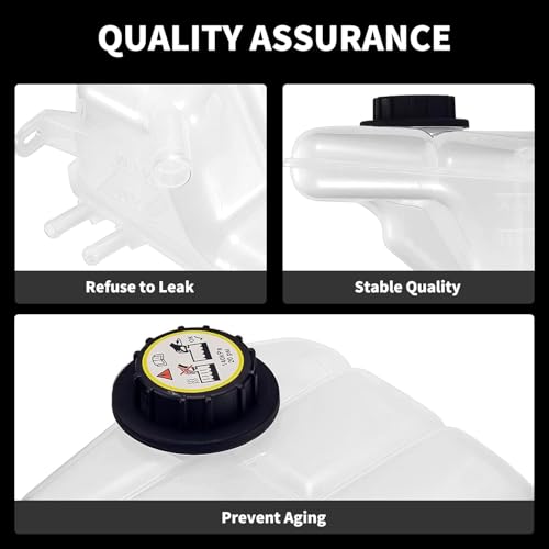 KARPAL 603382 Engine Coolant Recovery Expansion Tank and Cap Compatible with 2013-2018 Ford C-Max 2013-2016 Ford Escape 2012-2018 Ford Focus 2014-2018 Transit Connect - Image 4