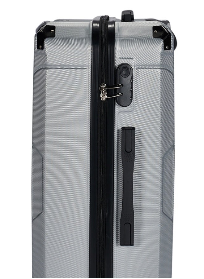 LIMRA Travel Bags 20-Inch Lightweight ABS Carry-On Luggage – 360° Spinner Wheels – Hard Shell Suitcase with Telescopic Handle Silver - Image 5