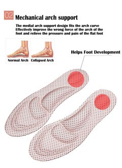 ZCM-HAPPY 4 Pair of Memory Foam Cushion Running Shoe Insoles  - Image 4