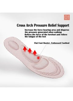 ZCM-HAPPY 4 Pair of Memory Foam Cushion Running Shoe Insoles  - Image 3