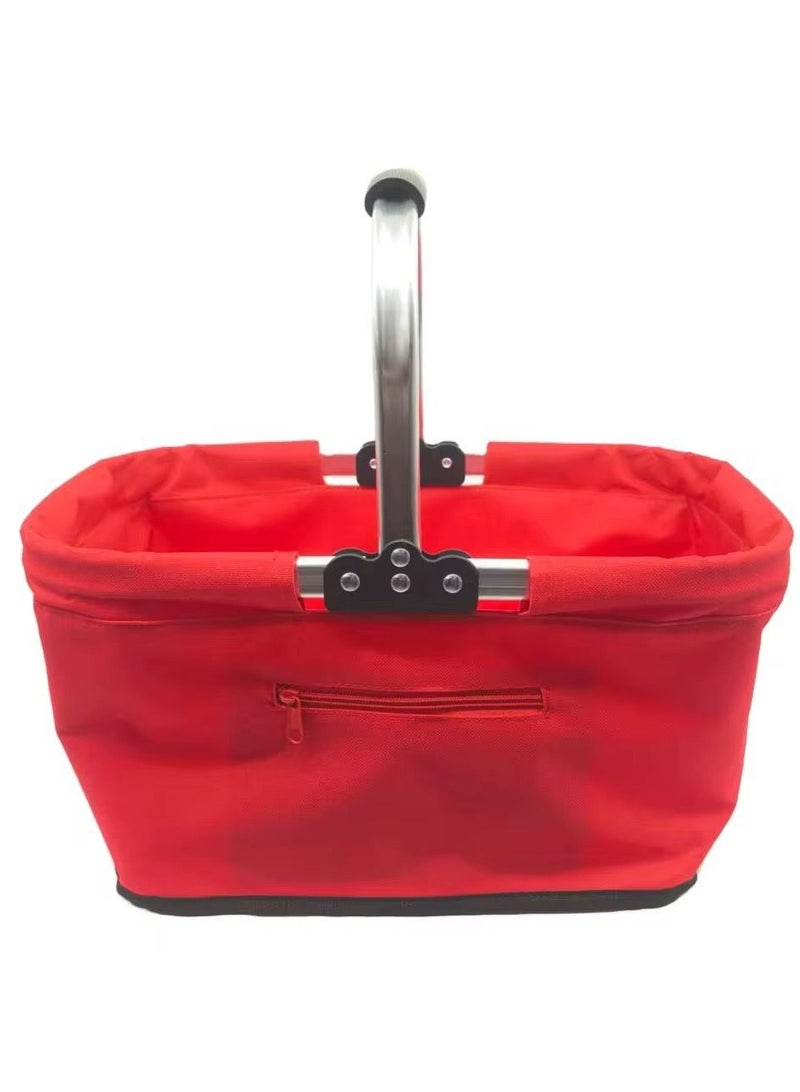 Carrybag Sturdy shopping basket with plenty of storage space and practical inner pocket size (43.2L x 26.9H x 22.9W) 