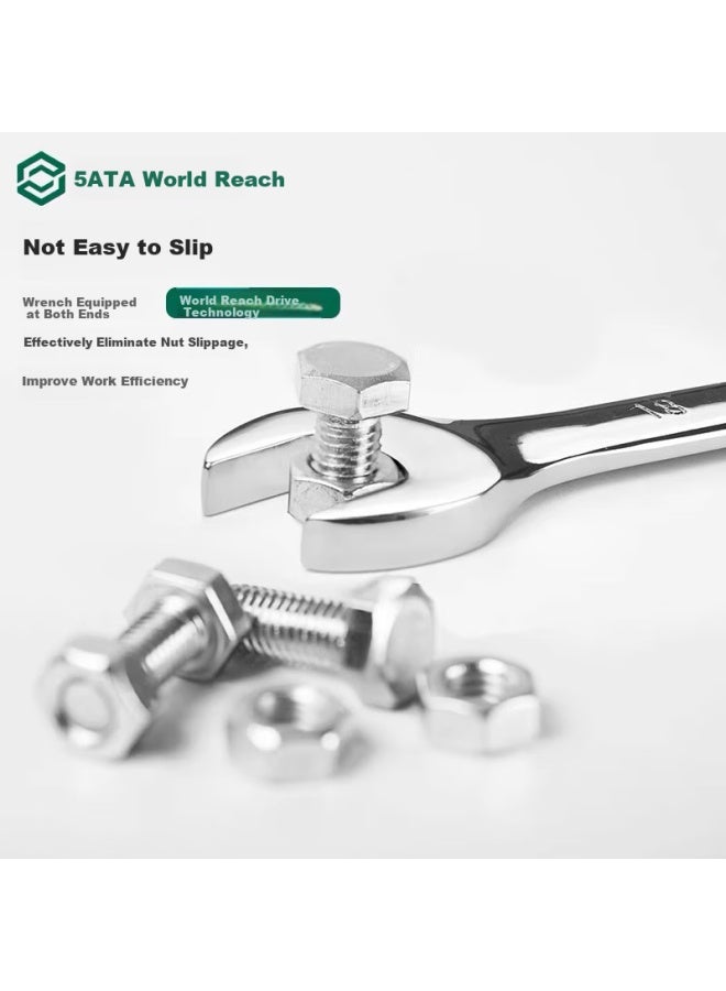 Sata 40217, Fully Polished Dual-purpose Wrench, 22mm - Image 2