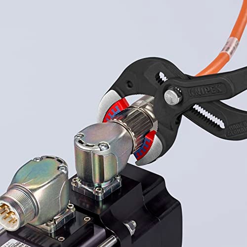Knipex Siphon and Connector Pliers black atramentized, with non-slip plastic coating 250 mm (self-service card/blister) 81 11 250 SB - Image 3
