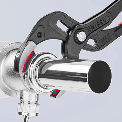Knipex Siphon and Connector Pliers black atramentized, with non-slip plastic coating 250 mm (self-service card/blister) 81 11 250 SB - Image 2