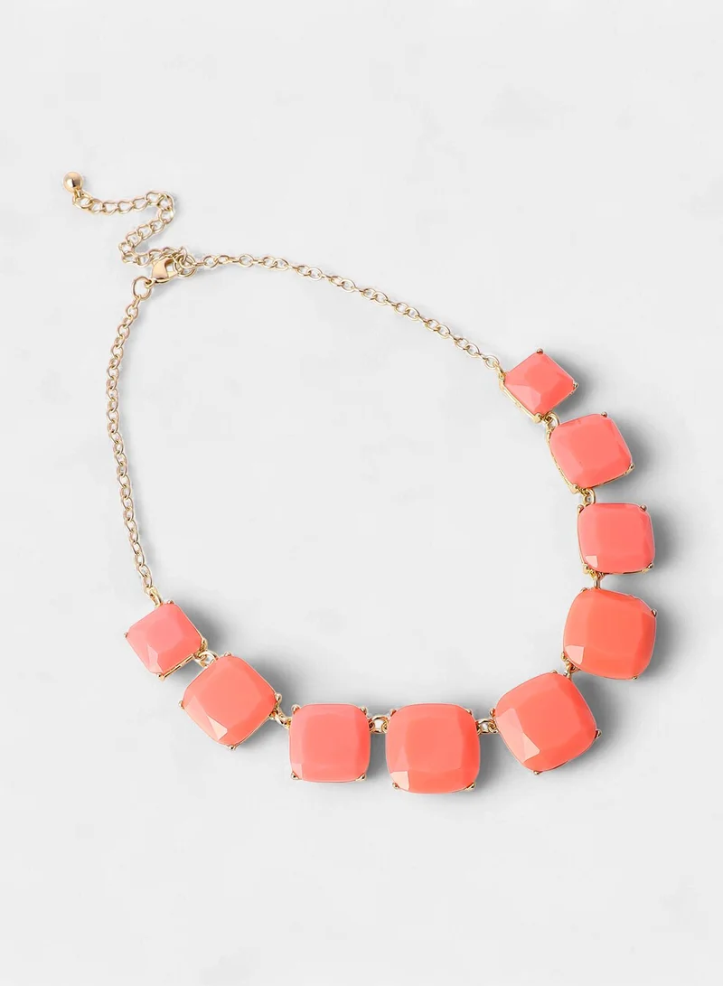 Sohi  Quad-Stone Statement Artificial Necklace Jewellery for Women | Best Price UAE