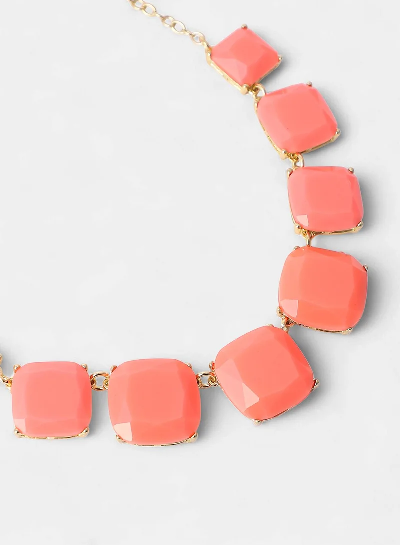 Sohi  Quad-Stone Statement Artificial Necklace Jewellery for Women | Best Price UAE