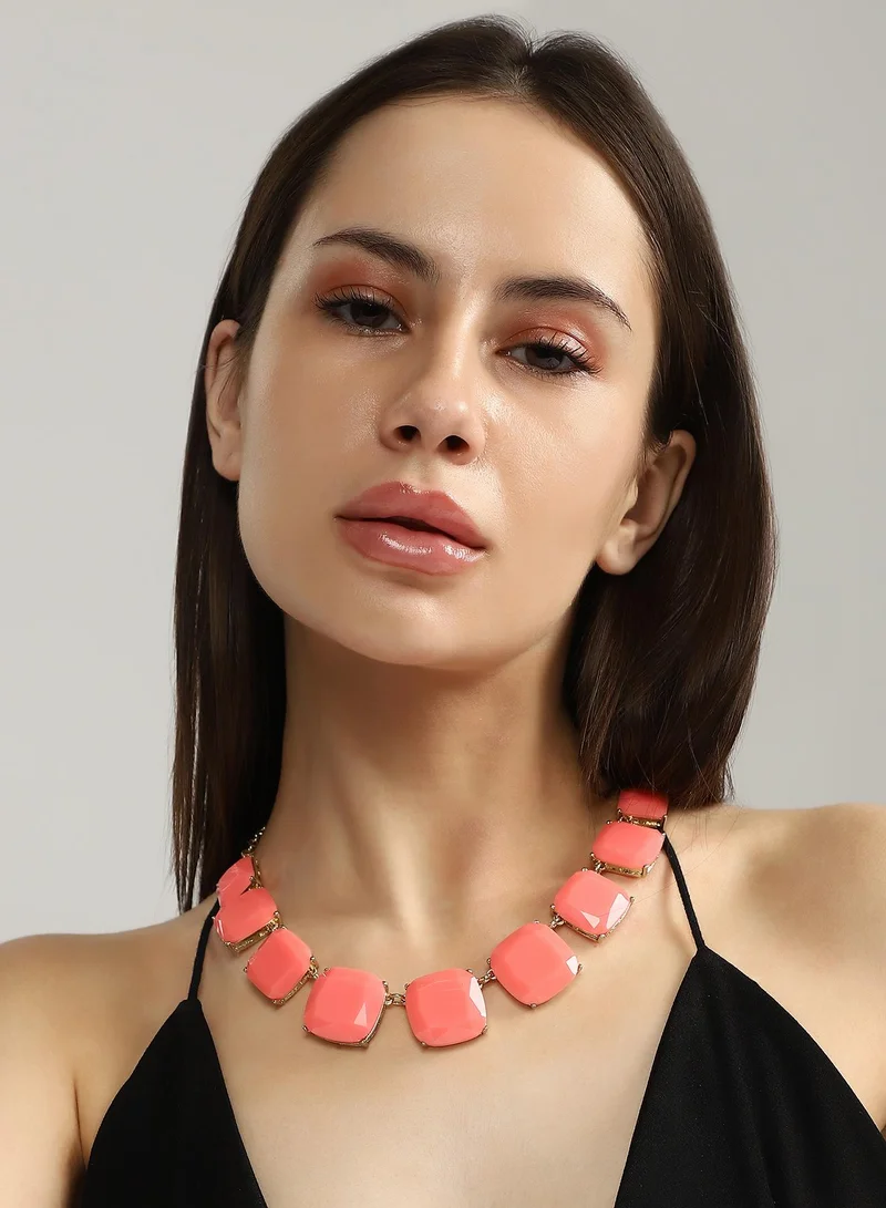 Sohi  Quad-Stone Statement Artificial Necklace Jewellery for Women | Best Price UAE
