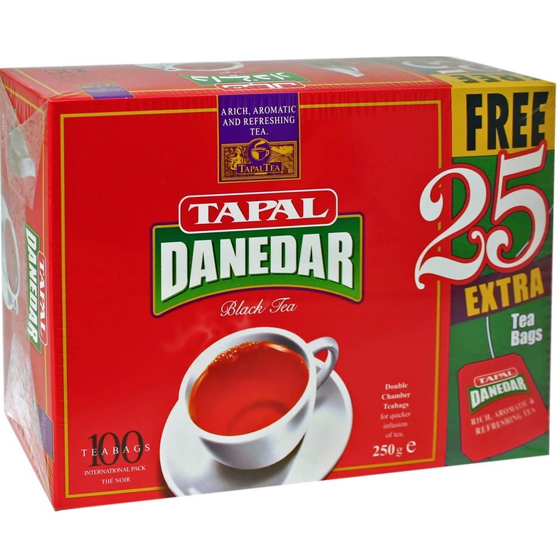Tapal, Danedar Black Tea, 100 Tea Bags - Image 1