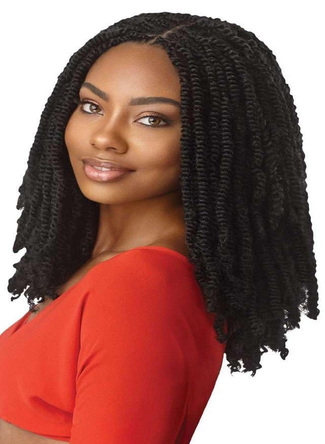 Outre X-Pression - Twisted Up - Springy Afro Twist 16" 3X (3 Pack, OFF BLACK 1B) - Image 3
