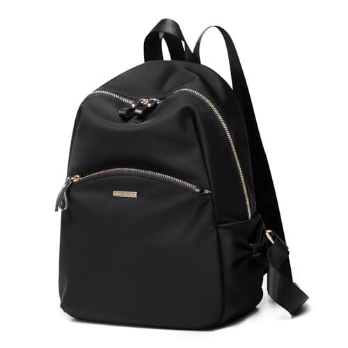 GOLF SUPAGS Stylish Mini Backpack Purse for Women Casual Travel Tablet Daypack Backpack Handbag Nylon Bag Black - Image 1