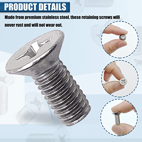 KEVWR 8Pack Stainless Steel Brake Disc Rotor Screws, Stainless Steel Retaining Screws for Front and Rear By Mission Automotive, Compatible with for Honda, Acura, Hyundai and Kia Models - Image 3