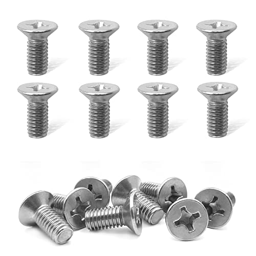 KEVWR 8Pack Stainless Steel Brake Disc Rotor Screws, Stainless Steel Retaining Screws for Front and Rear By Mission Automotive, Compatible with for Honda, Acura, Hyundai and Kia Models - Image 1