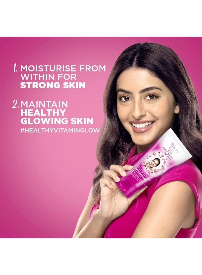 Fair & Lovely Glow & Lovely Instant Glow Face Wash with Multivitamins, 50ml - Image 5