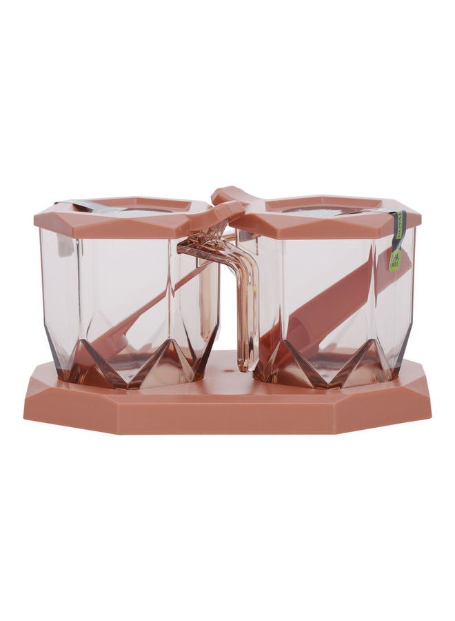 Royalford 2-Piece Spice Jar Set Assorted Colour 2x300ml - Image 2
