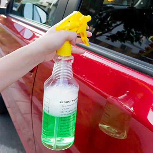Youngever 3 Pack Empty Spray Bottles, Spray Bottles for Cleaning Solutions (32 Ounce) - Image 4