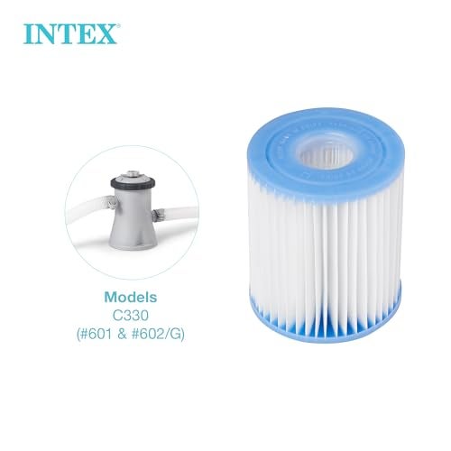 INTEX 29007E Type H Pool Filter Cartridge: For INTEX Filter Pumps – Easy-To-Clean – Dacron Paper – Efficient Filtration – 6 Pack - Image 3