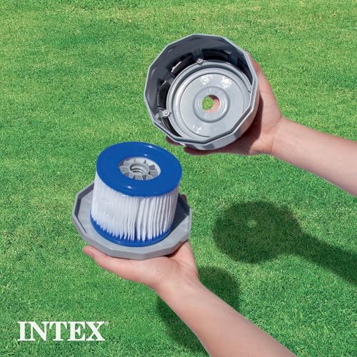 INTEX 29007E Type H Pool Filter Cartridge: For INTEX Filter Pumps – Easy-To-Clean – Dacron Paper – Efficient Filtration – 6 Pack - Image 5