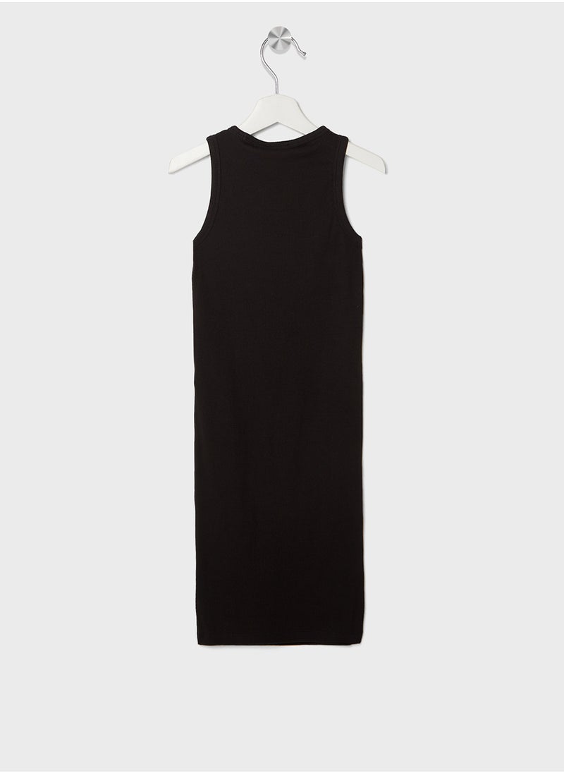 Calvin Klein Jeans - Kids Rib Sleeveless Dress - Image 1