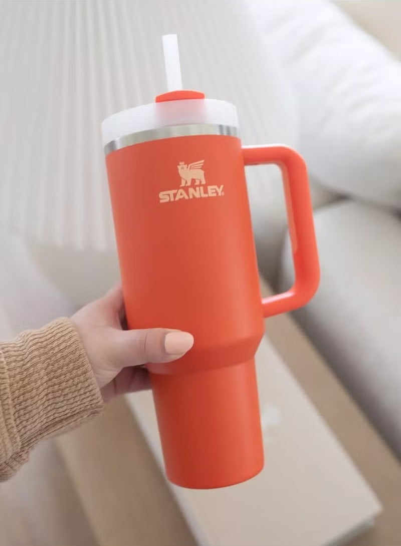 Stanley H2.0 Flow State Stainless Steel Tumbler with Handle and Straw Lid Insulated Reusable Cup for Water, Coffee, Smoothies & More, Travel Mug, Cupholder Friendly 40 oz - Image 3