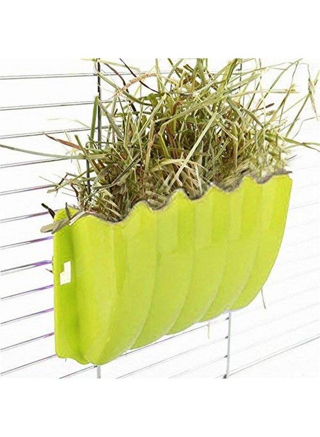 Sage Square Portable & Cage Attach Hay Rack/Grass Feeder/Holder for Rabbit/Guinea Pig/Ferret (Yellow) - Image 3
