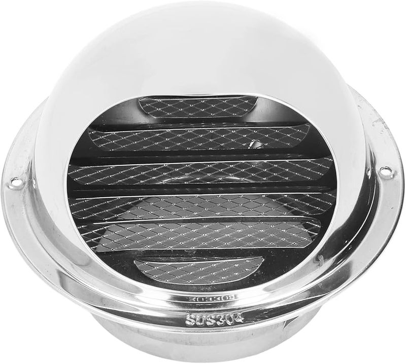 غطية فتحة تهوية دائرية من الفولاذ المقاوم للصدأ 150 مم شبكة ناعمة شبكة عادم الحمام - Image 4