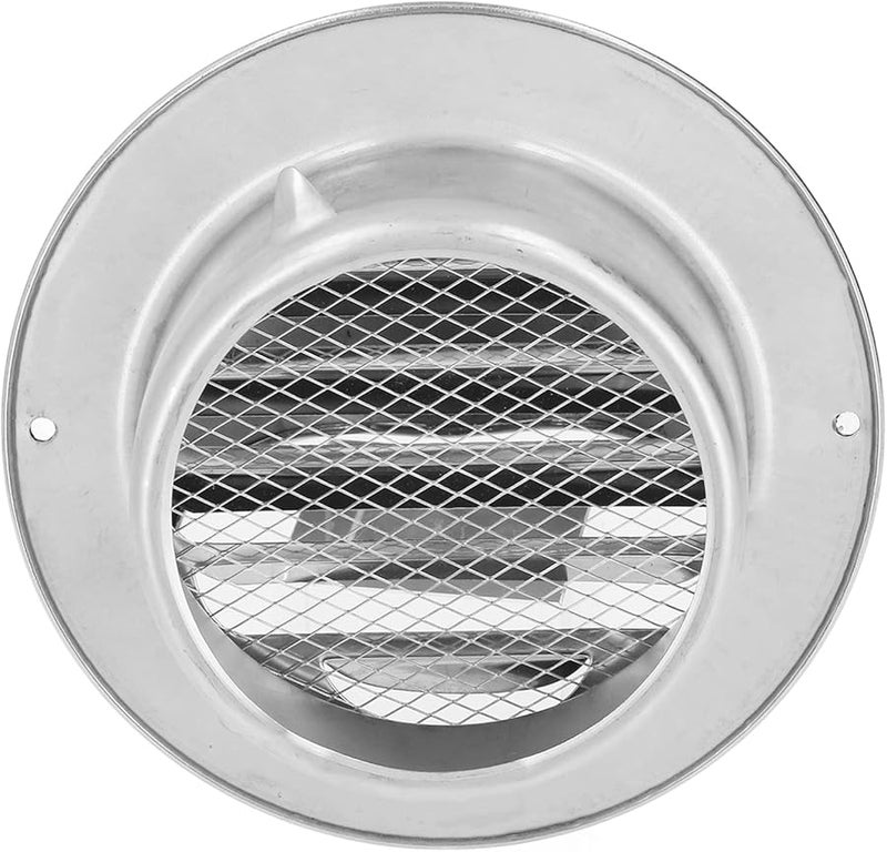 غطية فتحة تهوية دائرية من الفولاذ المقاوم للصدأ 150 مم شبكة ناعمة شبكة عادم الحمام - Image 3