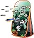 RONSTONE Shooting Practice Target Compatible with Nerf Gun for Boys Girls Toy Foam Blaster Shooting Targets for Kids Indoor Outdoor Zombie Shooting Target with Storage Net - Image 4