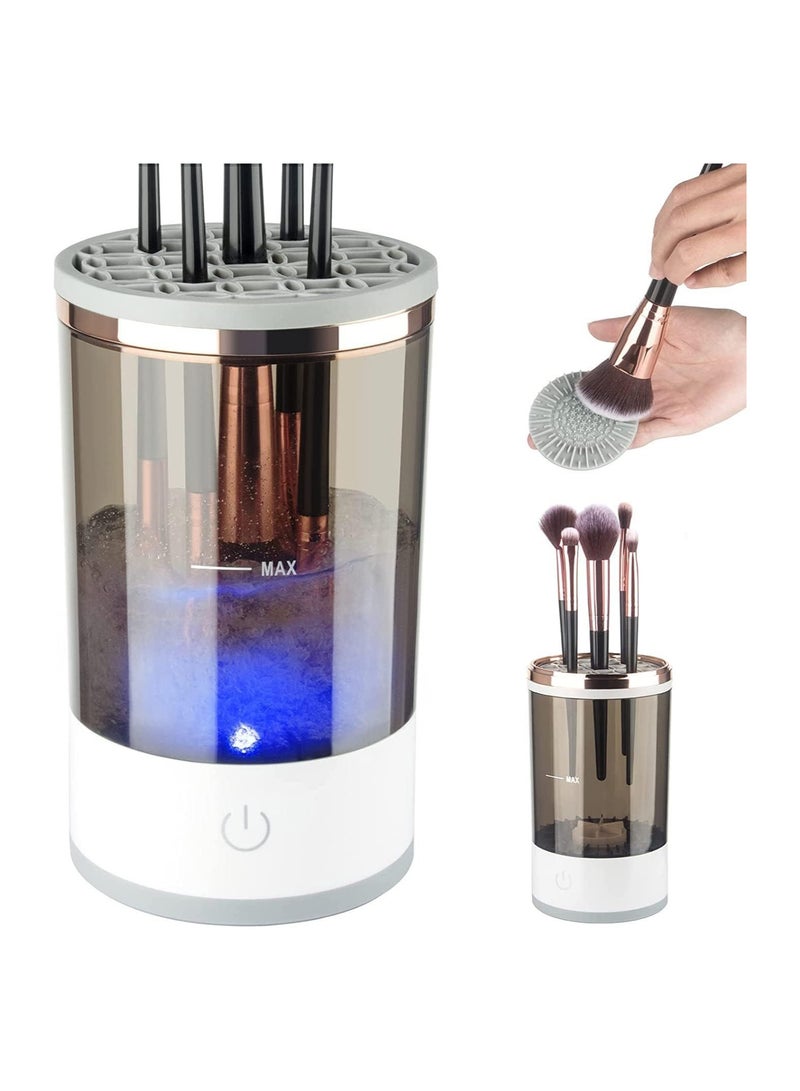 BP Electric Makeup Brush Cleaner, Cosmetic Brush Cleaner, Automatic Spinning Makeup Brush Cleaner Deep Cleaning USB Powered, Brush Cleaner Fit For All Size Makeup Brush,Makeup Brush Cleaner - Image 1