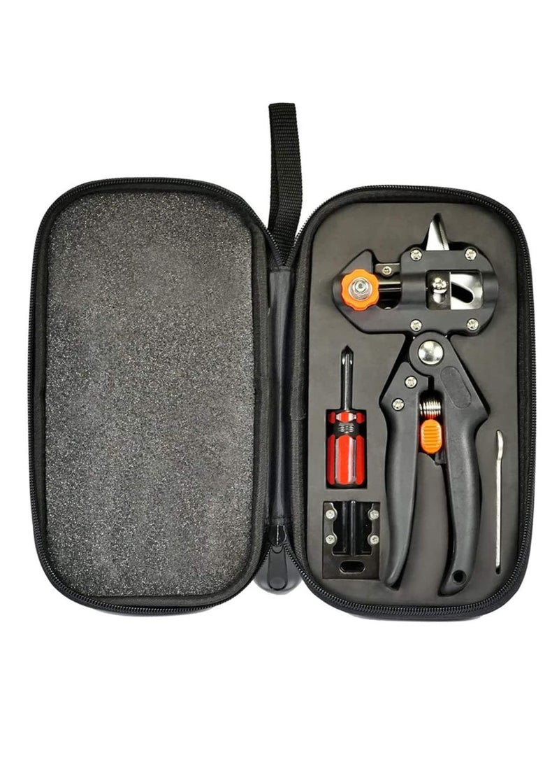 Grafting Tool Garden Fruit Tree Pruning Shears Cutting Set for Plant Branch Twig Vine Kit with Replaceable Heads