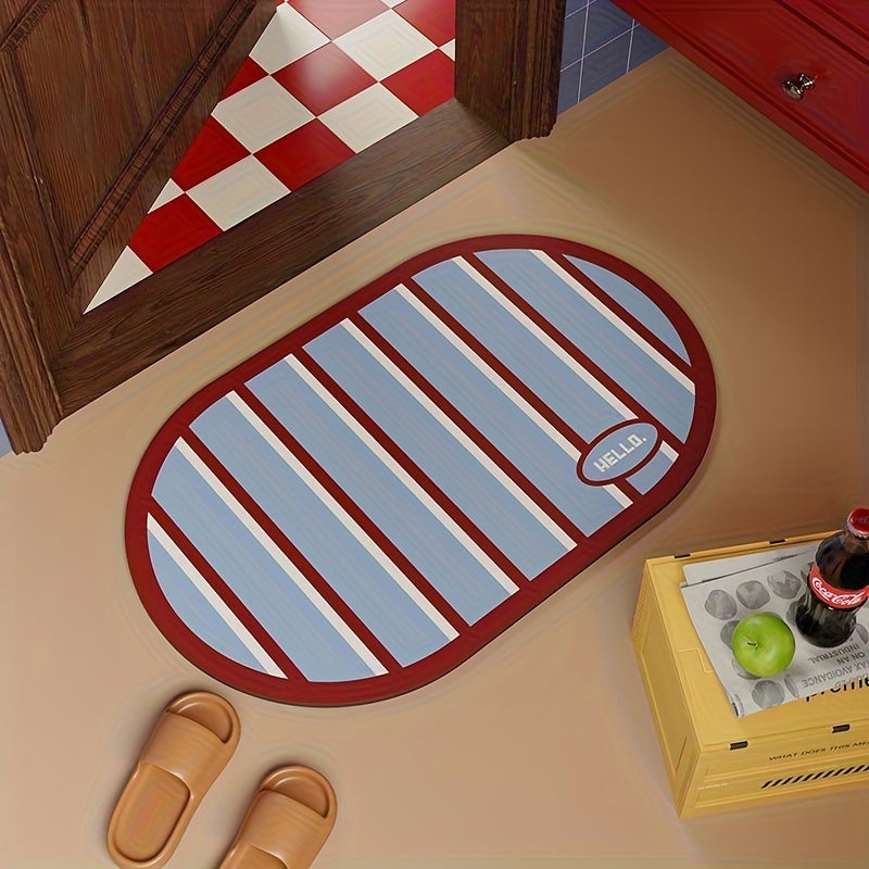Tnessential Blue Striped Rug - Image 2