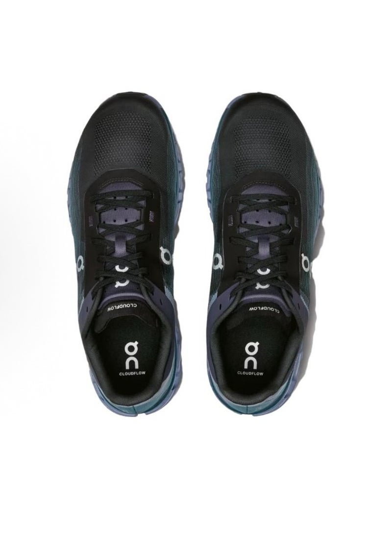 ON cloud flow 4 casual sneakers black green blue - Image 4