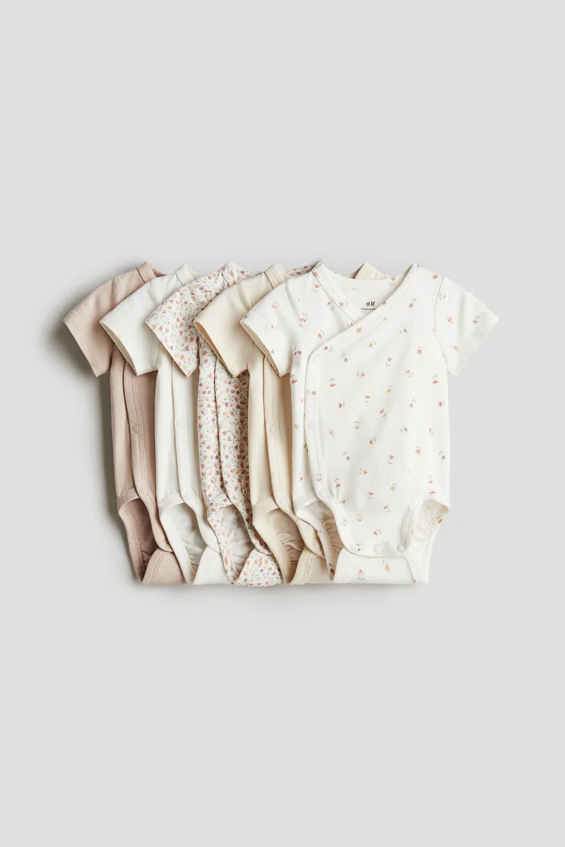 اتش اند ام 5-Pack Cotton Bodysuits