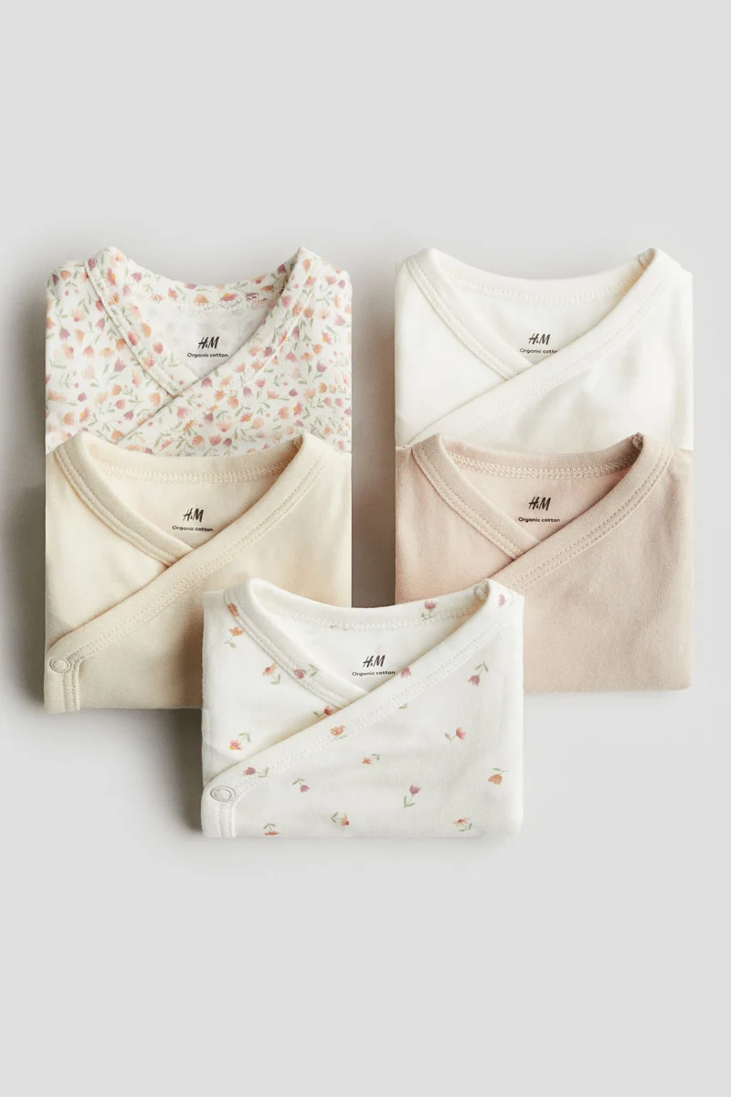 اتش اند ام 5-Pack Cotton Bodysuits