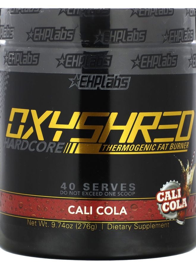 EHPLabs OxyShred Hardcore Thermogenic Fat Burner Cali Cola 9.74 oz (276 g)