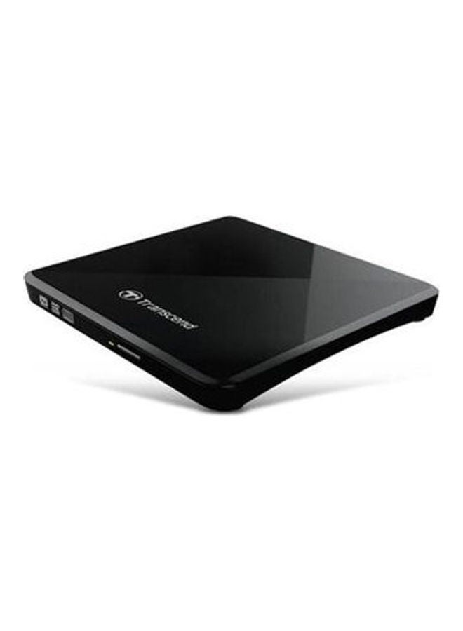 Transcend 8X Extra Slim Portable DVD Writer Black - Image 2