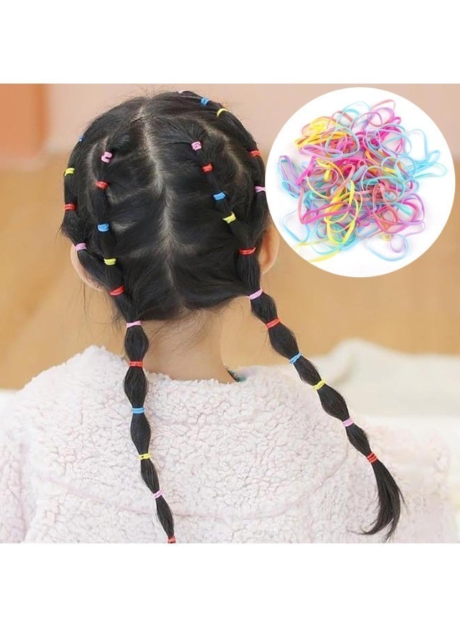 UV Enterprises Soft Mini Rubber Color Disposable Small Rubber Band, Small Elastic Hair Bands Hair Rubber Bands for Kids Hair Wedding Hairstyle and More (Multi Colored) - Image 5