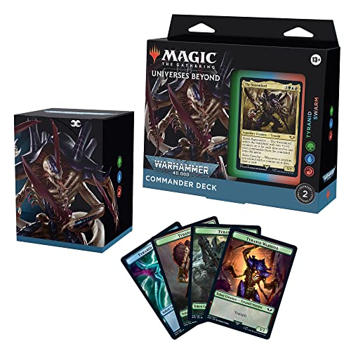 Magic The Gathering Universes Beyond Warhammer 40000 Commander Deck Tyranid Swarm - Image 1