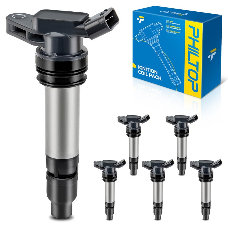 PHILTOP UF594 Ignition Coil Pack Compatible with 20082012 LR2 20072014 XC90 20102016 XC60 30L 32L 20112016 S60 30L 20072015 S80 30L 32L 20082015 XC70 30L 32L