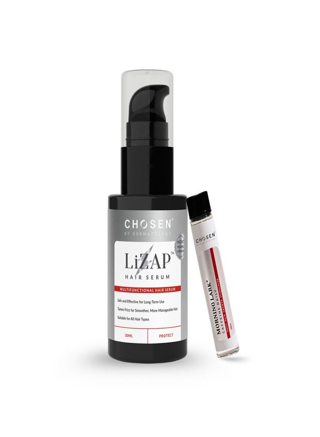 CHOSEN® LiZAP® Anti-Lice Serum | Removes Lice, Gentle on Skin| 30 ML + Morning Lark® Caffeine Daily Scalp Solution 10ML - Image 1