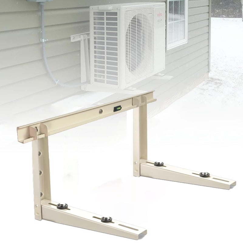 CAT SO RICH Outdoor Wall Mounting BracketSupport up to 265Lbs900018000 Btu Condenser for Hanging Ductless Mini Split Air Conditioner Heat Pump SystemsSplit HVAC Installation Kit
