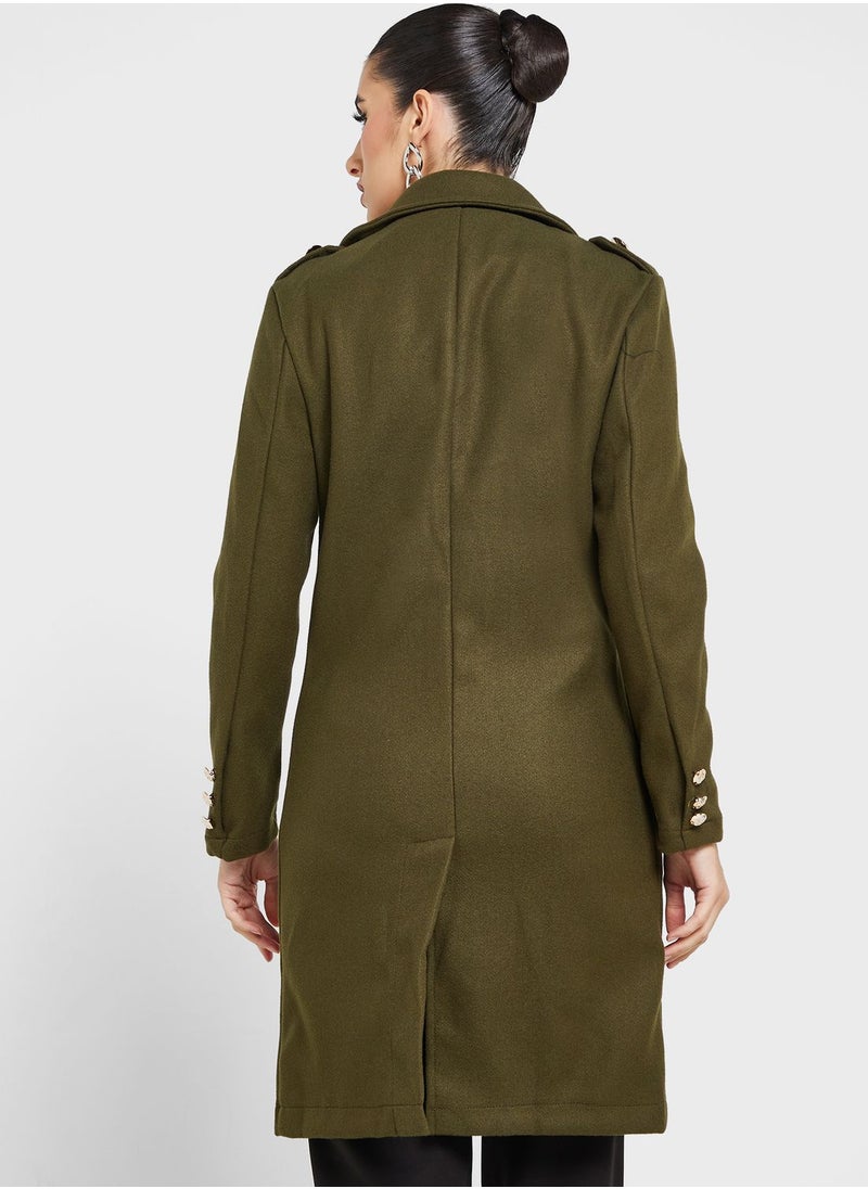 ELLA - Double Breasted Coat - Image 1