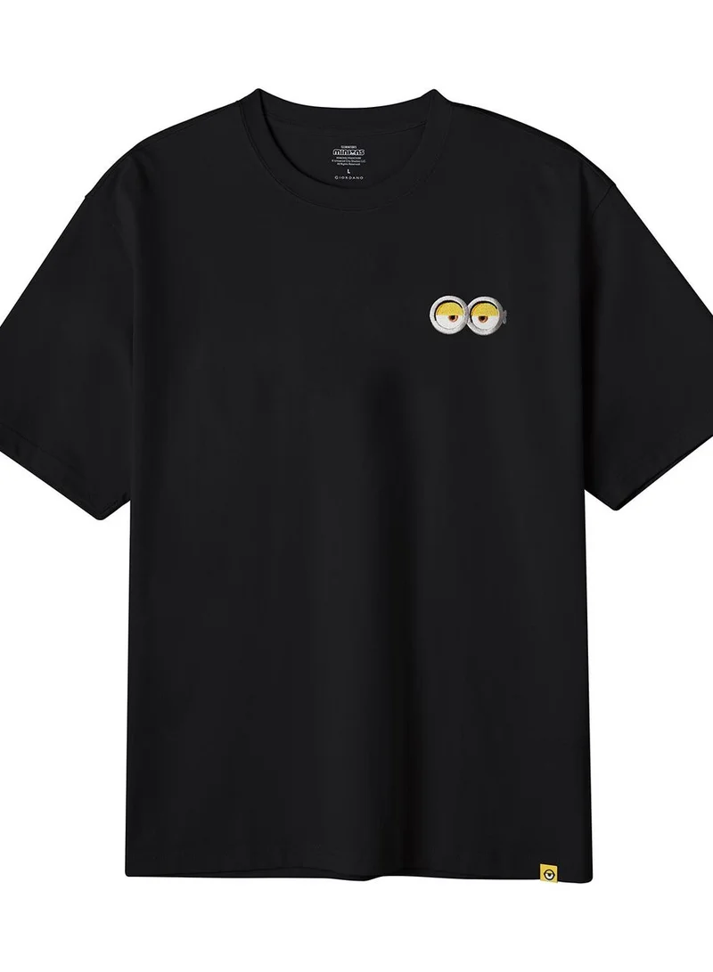 Men’s Relaxed Fit Cotton-Poly Crew Neck Print Tee | Minion Collection