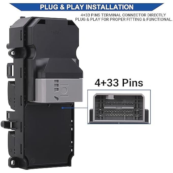 AiYiGu Power Window Switch Control Button Compatible With Honda Accord 20082012 Replaces 35750Tb0H01 35750TbdH13 35750Ta0A02 - Image 4