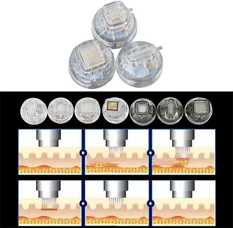 LIZEALUCKY Disposable Micro Needle Gold Cartridge Nano 64 Pins for Microneedling RF Beauty Machine,Skin Care Massage Micro Needles Replacement Heads, Microneedling Accessories Toning Devices Face - Image 4