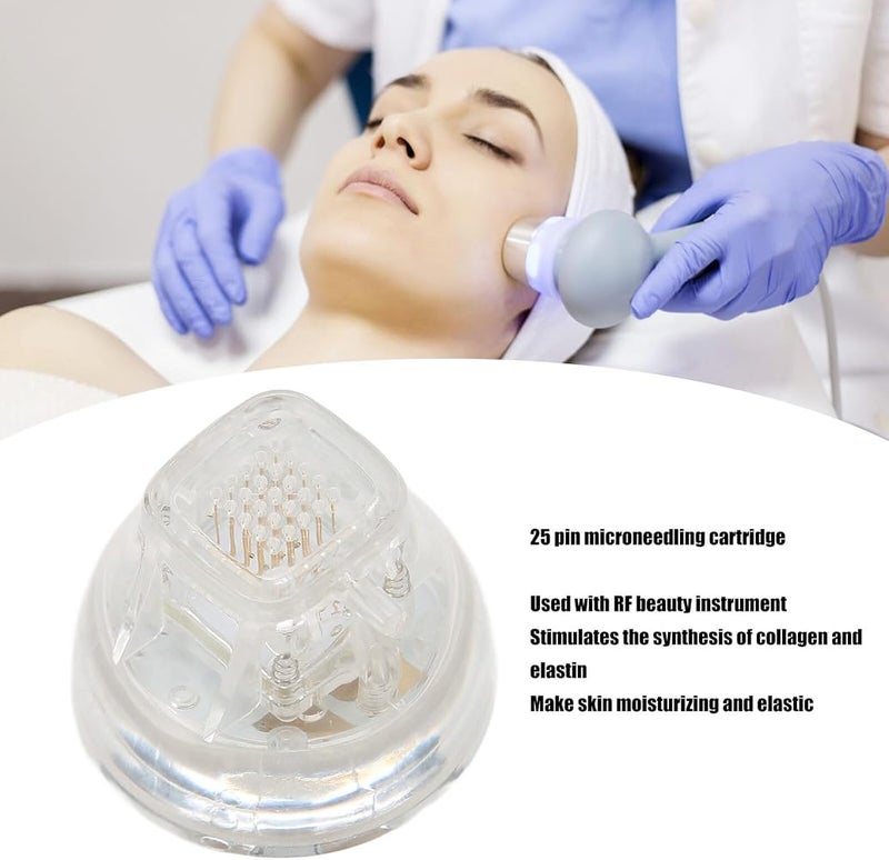LIZEALUCKY Disposable Micro Needle Gold Cartridge Nano 64 Pins for Microneedling RF Beauty Machine,Skin Care Massage Micro Needles Replacement Heads, Microneedling Accessories Toning Devices Face - Image 3