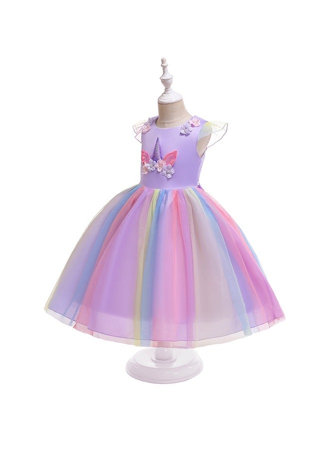 fashionhome 1-Piece Beautiful Princess Cinderella Dress up Costume for Girls Kids Costumes Children Party Birthday Fancy Gown Toddler Baby Girl Summer Clothes Dresses  - Image 3